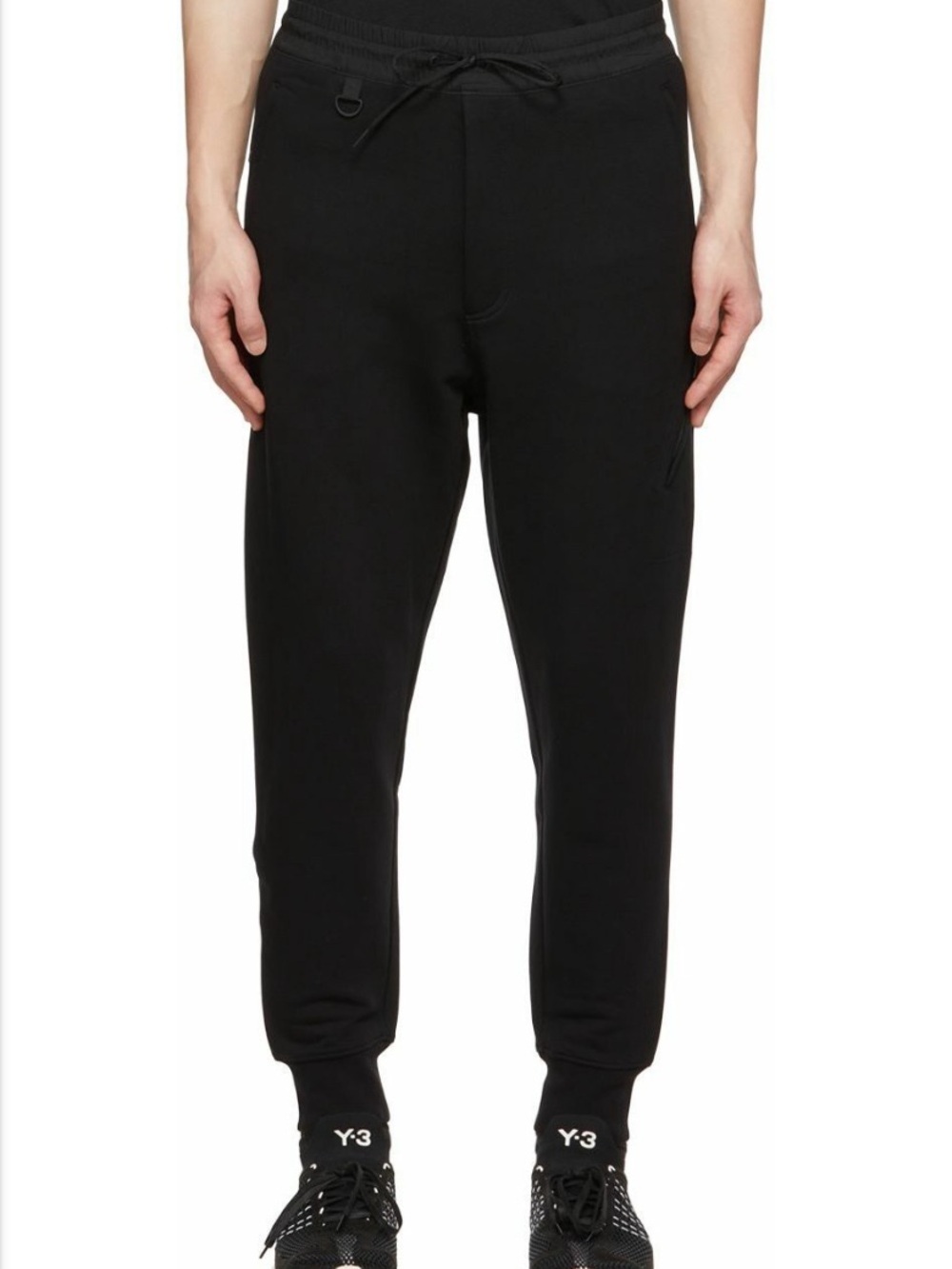 Y-3 Classic Terry Utility Jogger Pant Black Sweatpants Medium